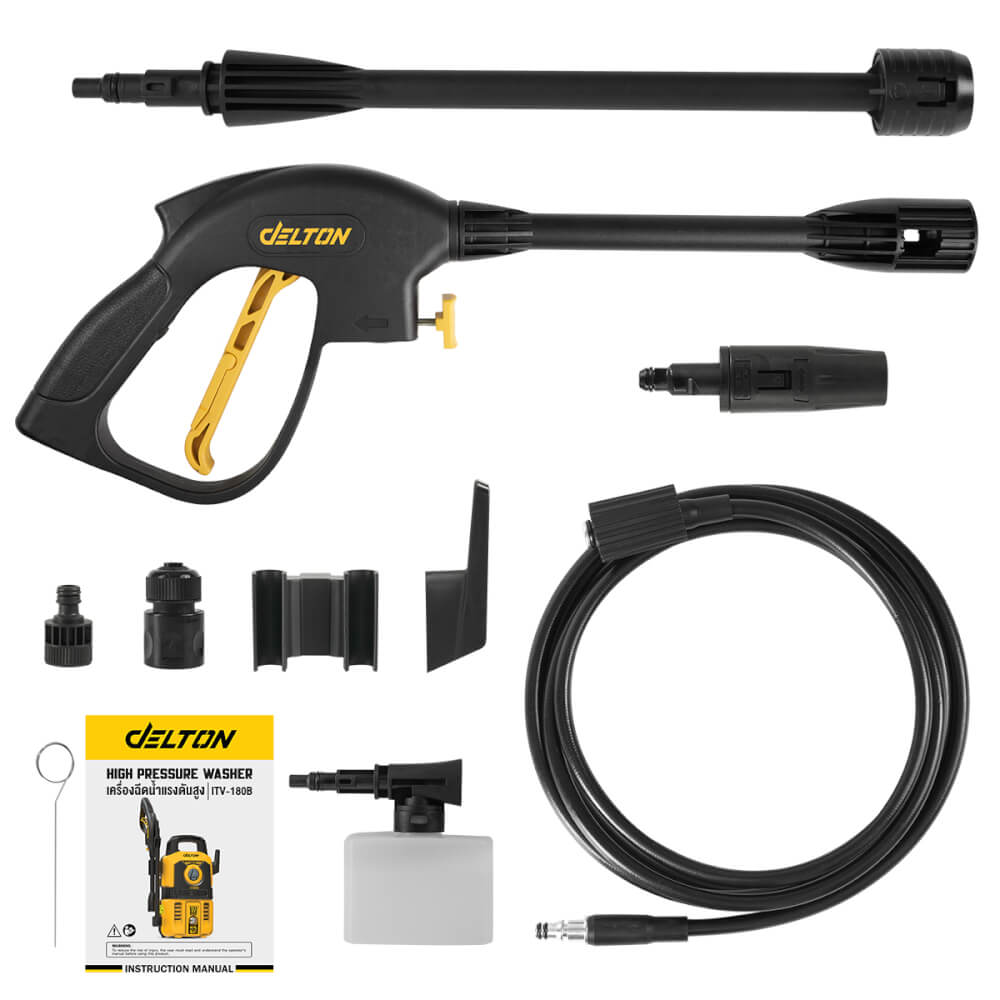 เครื่องฉีดน้ำแรงดันสูง DELTON รุ่น ITV-180B 180 บาร์ 2200 วัตต์